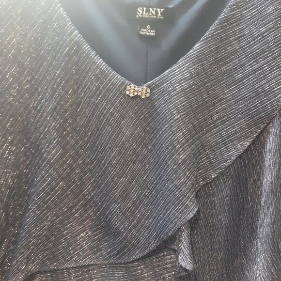 SLNY sparkle ruffle dress - Picture 6 of 9